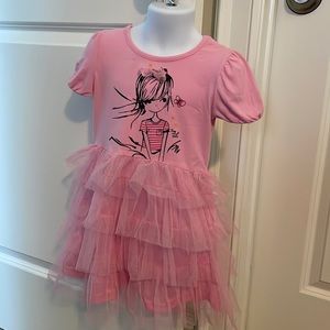 Nova Pink Tutu Ruffled Play Dress